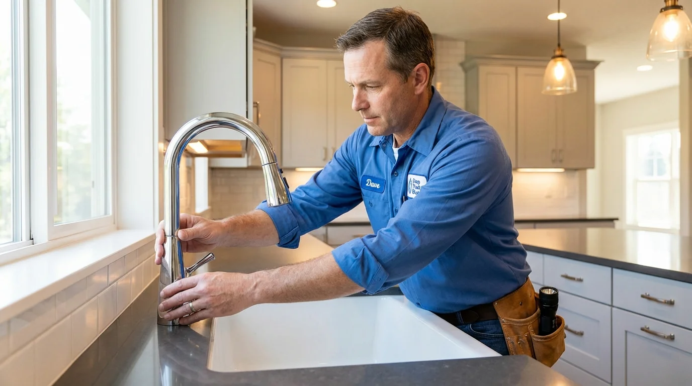 Kitchen faucet installation by Johns Plumbing LLC in Parachute
