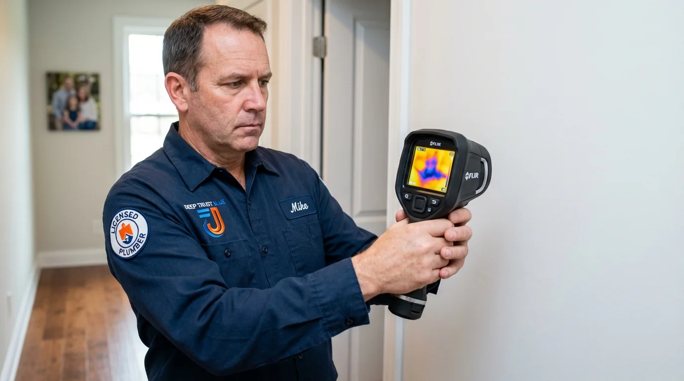 Thermal imaging leak detection by Johns Plumbing LLC in Parachute